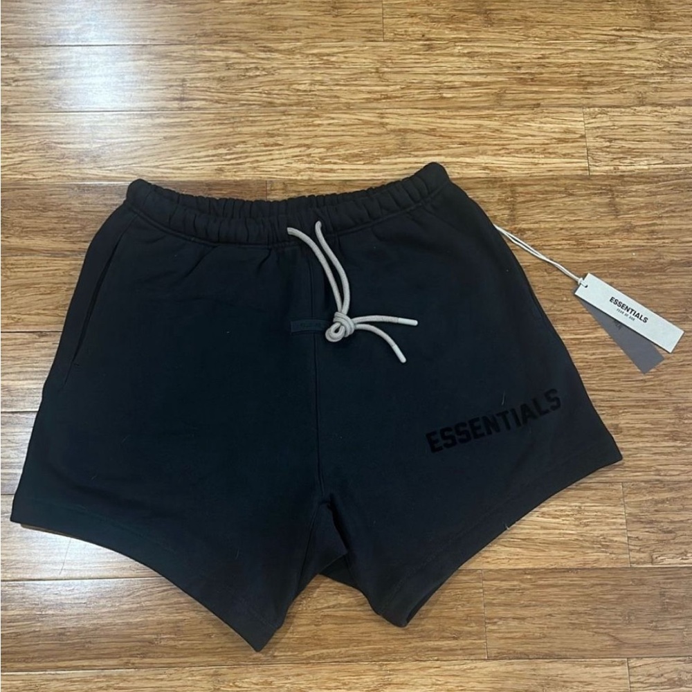 Essentials Black Shorts